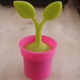 Flowerpot silicone tea infuser-Leaf bud